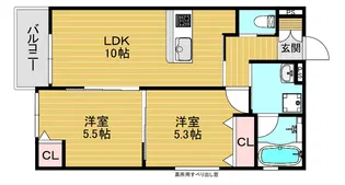 REXIA枚方公園【2階】の間取り