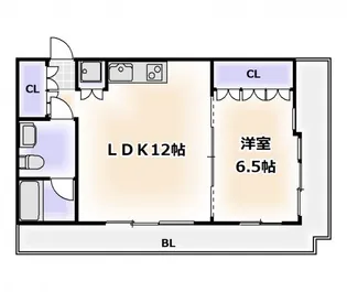 グラスホッパー【3階】の間取り