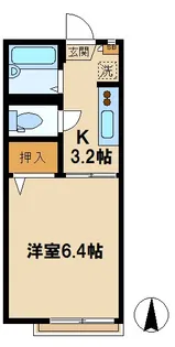 コート荻窪【1階】の間取り