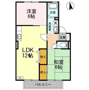 ソシアコズエ【2階】の間取り