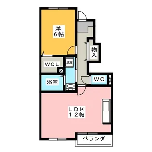 カーサ・レクエルド D【1階】の間取り