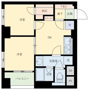 ライオンズマンション南平台【5階】の間取り
