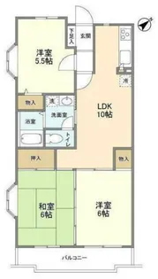 パークサイド鷺沼【5階】の間取り