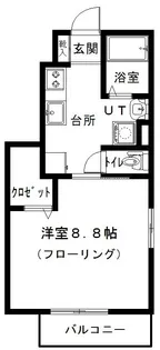 メゾン・ド・アリス【1階】の間取り
