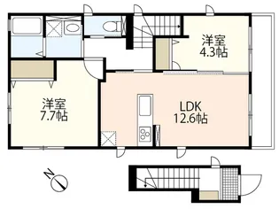 La couleur VII【2階】の間取り