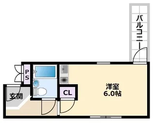 カルム甲子園【5階】の間取り