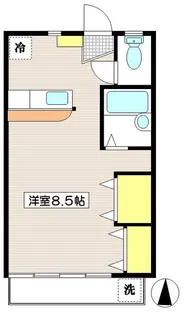 英友コーポ【2階】の間取り