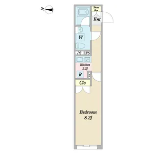 スペックレジデンス戸越ヒルズ【3階】の間取り