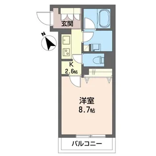 デスペラード【2階】の間取り