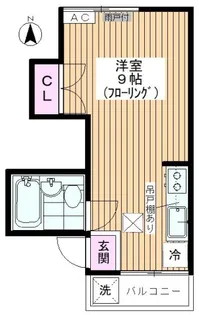ストーク浅野【1階】の間取り