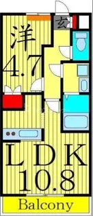 クレールスクエア【1階】の間取り