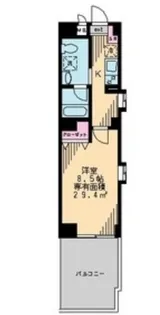 森下ツインキャッスル N棟【2階】の間取り