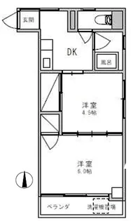 パビヨン平岡【4階】の間取り
