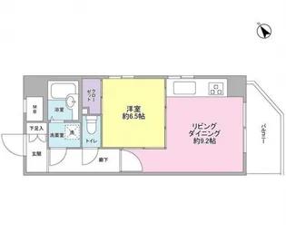 マイキャッスル中目黒III【5階】の間取り