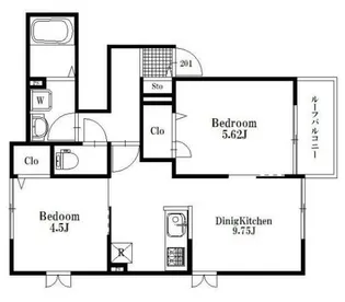 SOLANA【2階】の間取り
