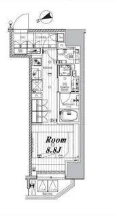 メイクスデザイン芝公園【9階】の間取り