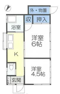 神奈川県横浜市都筑区南山田町【一戸建】の間取り