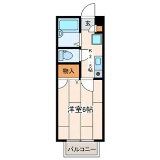 グリーン ウッド【1階】の間取り