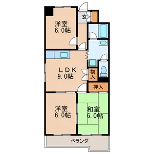 シティアーク新栄【10階】の間取り