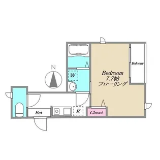 エスパシオ梅屋敷【2階】の間取り