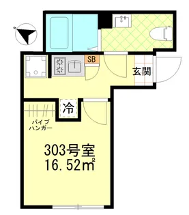 リバティー戸越公園【3階】の間取り