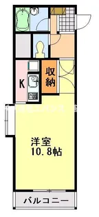 君待橋【3階】の間取り