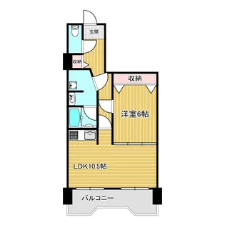 藤和東加古川ハイタウンA棟【12階】の間取り