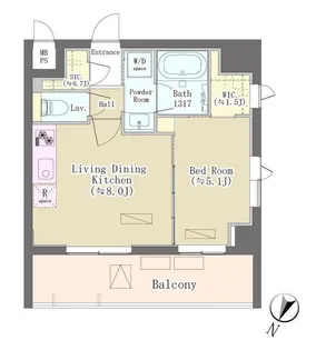 パークレジデンス三軒茶屋【3階】の間取り