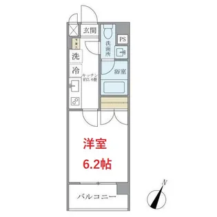 コスモリード西馬込【1階】の間取り