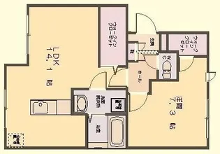 アドバンスYAGI【1階】の間取り