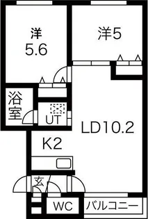 サンモール21【2階】の間取り