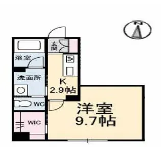 広島県福山市南手城町1【マンション】の間取り
