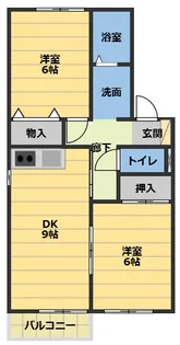 シャローム B【1階】の間取り