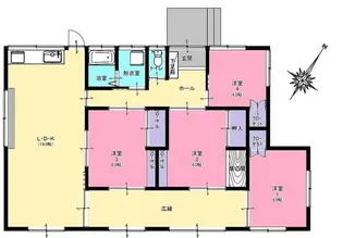 熊本県熊本市北区武蔵ケ丘5【一戸建】の間取り