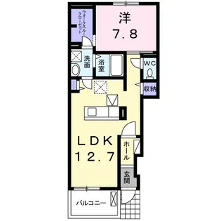 エアリーガーデンA【1階】の間取り