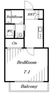 クリーク幕張【2階】の間取り