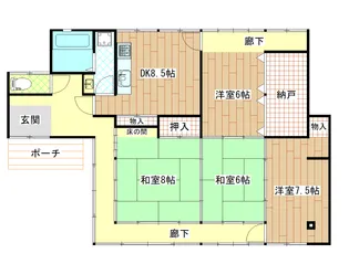 広島県広島市安佐北区口田南7【一戸建】の間取り