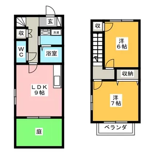 ファミール長峰 B棟【1階】の間取り