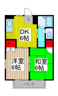 パークサイドシャトレWS-A棟【1階】の間取り