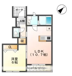 サンフラワー【1階】の間取り