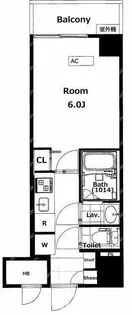 東京都北区上十条5【マンション】の間取り
