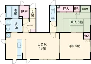 西片倉タウンハウス【1階】の間取り