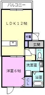 ラフィーネMai【2階】の間取り