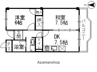 エスポワール【3階】の間取り