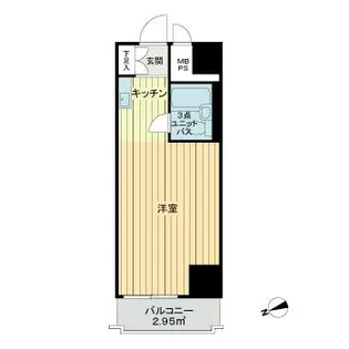 パークハイツ日本橋蛎殻町【3階】の間取り