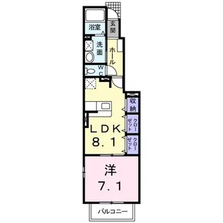 サニーハウス 2【1階】の間取り