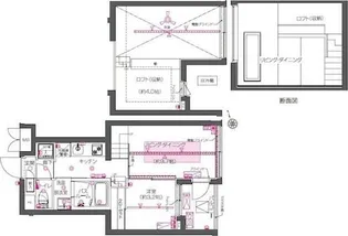 ZOOM西早稲田【2階】の間取り