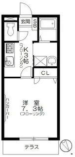 パティオ高円寺A【1階】の間取り