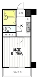 サンシティ五橋アヴァンツァーレ【6階】の間取り