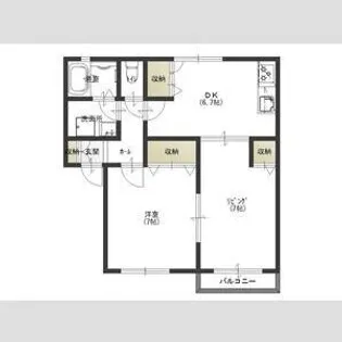ソラーレ【2階】の間取り